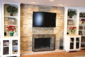 Bookshelf Fireplaces by HX Home Solutions And North Star Stone - Photo 10