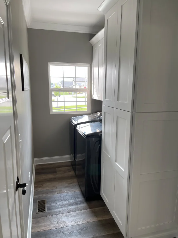 Transforming a Basic Builder Laundry Room into a Stunning Makeover by Mather Construction LLC - Photo 2