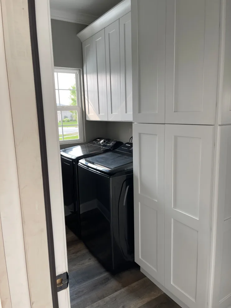 Transforming a Basic Builder Laundry Room into a Stunning Makeover by Mather Construction LLC - Photo 4