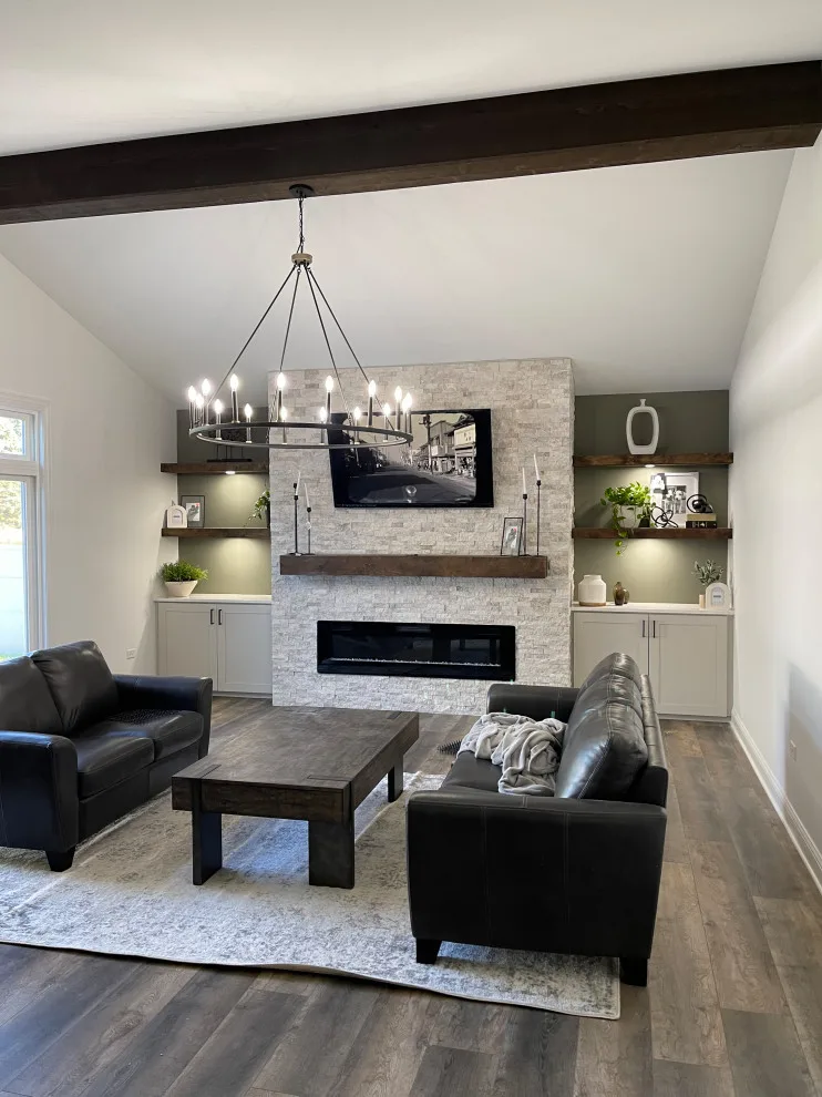 From Simple Builder to Master Makeover - Living Room by Mather Construction LLC - Photo 2
