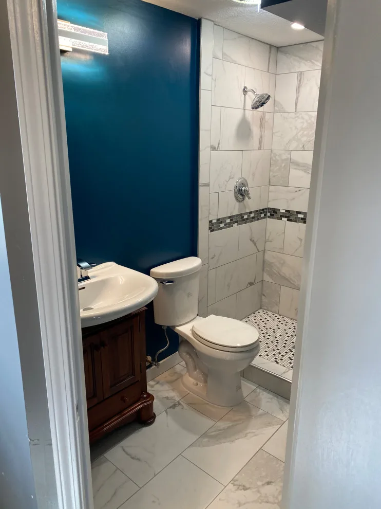 Complete basement bathroom construction by XP Construction - Photo 4