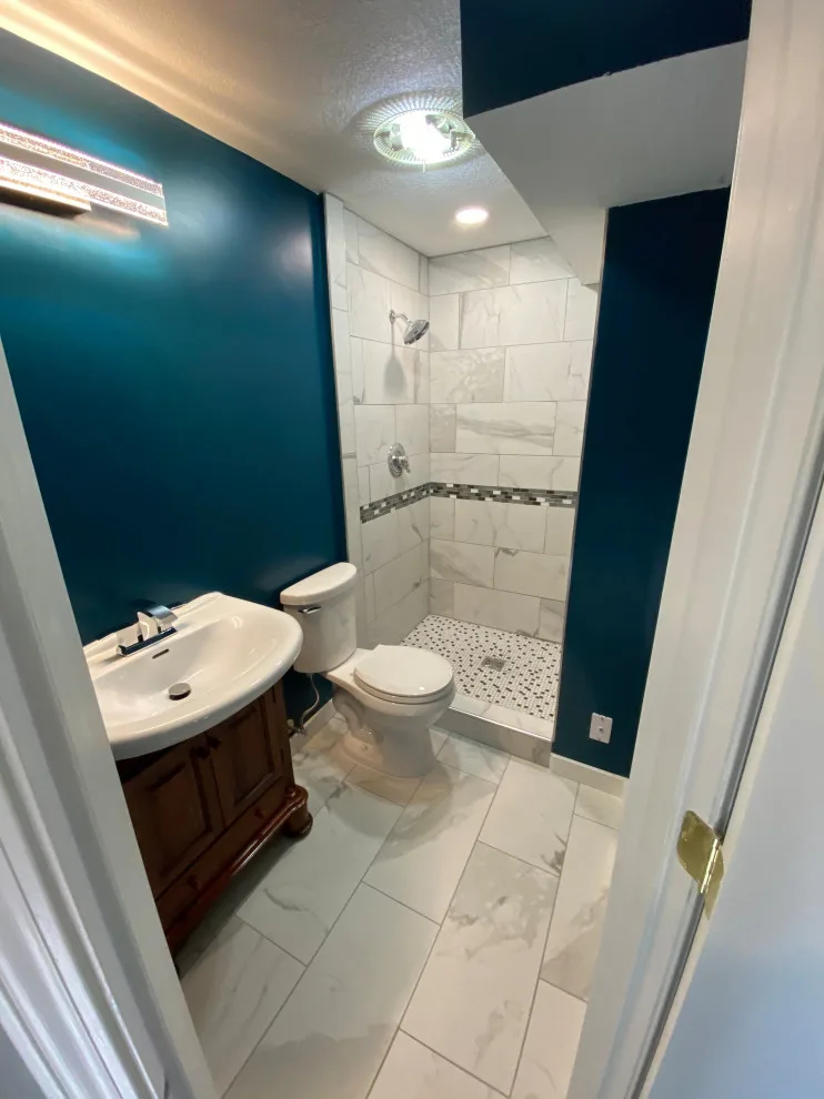 Complete basement bathroom construction by XP Construction - Photo 6