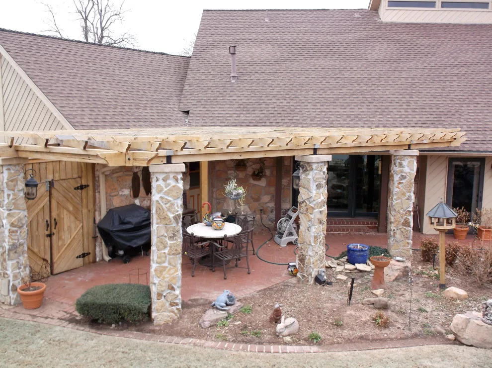Living in a Golf Course Beneath a Custom Pergola by Contracting In Carpentry LLC - Photo 3