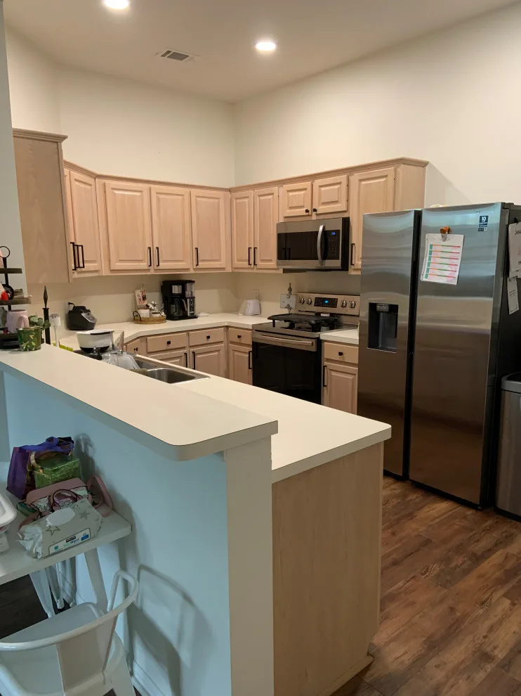 Beautiful Green Kitchen and Fireplace Renovation by Buck The Builder - Photo 25