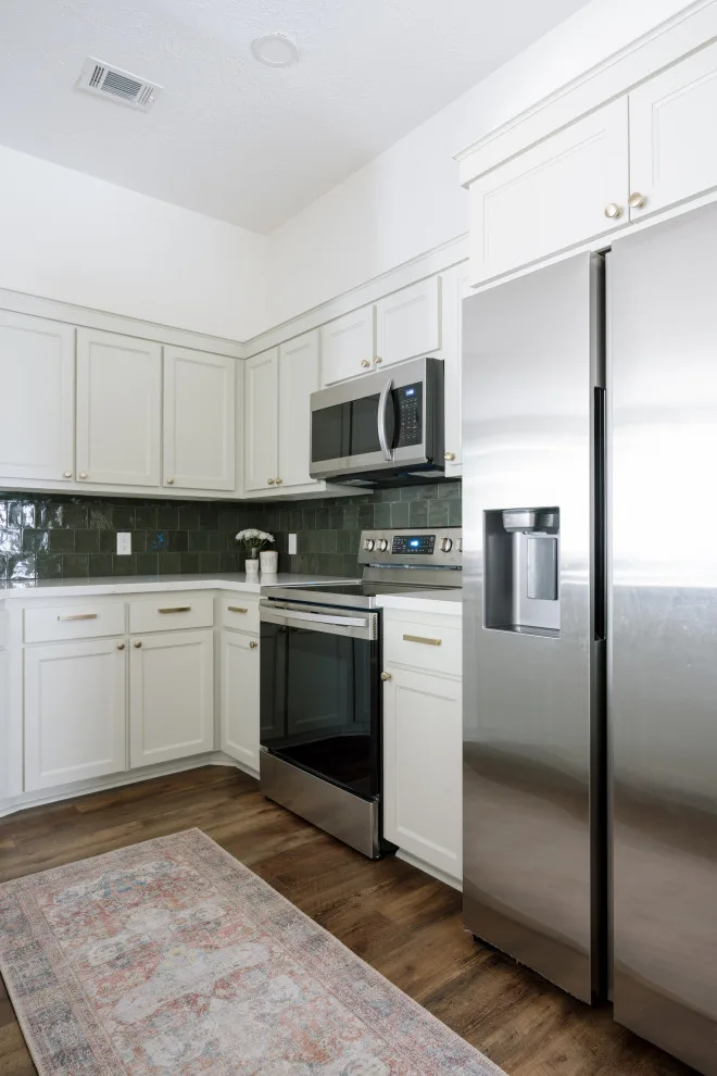 Beautiful Green Kitchen and Fireplace Renovation by Buck The Builder - Photo 21