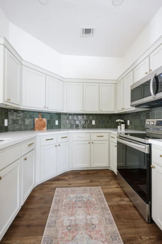 Beautiful Green Kitchen and Fireplace Renovation by Buck The Builder - Photo 13