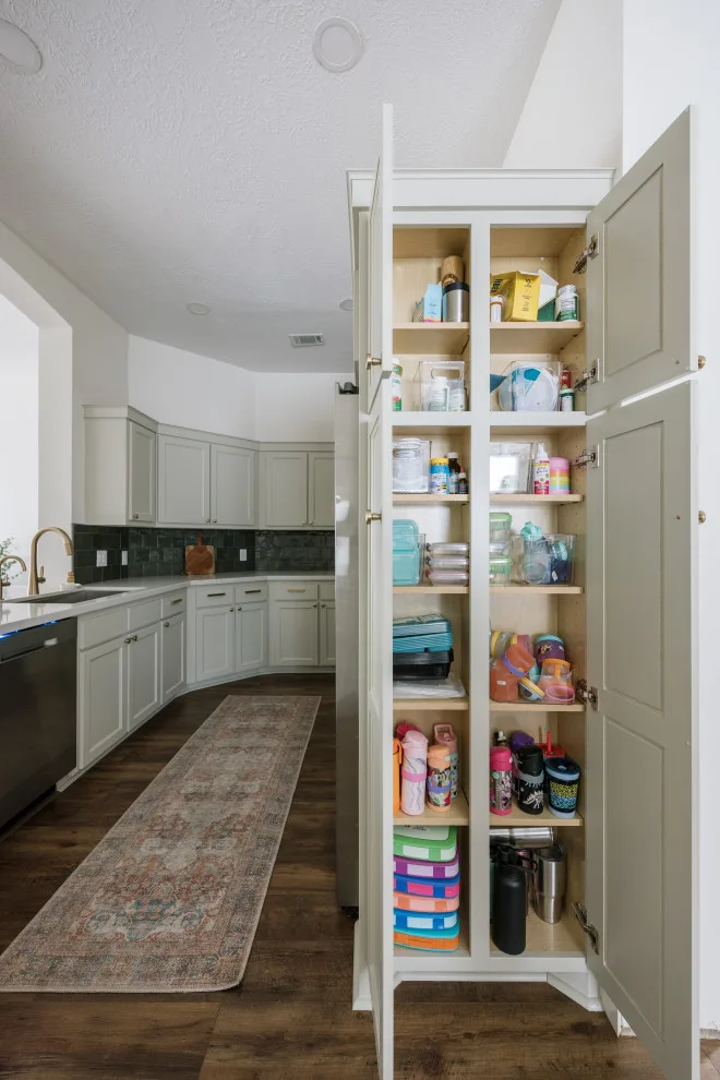 Beautiful Green Kitchen and Fireplace Renovation by Buck The Builder - Photo 8