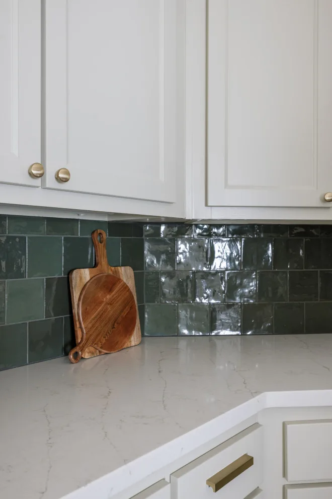 Beautiful Green Kitchen and Fireplace Renovation by Buck The Builder - Photo 4