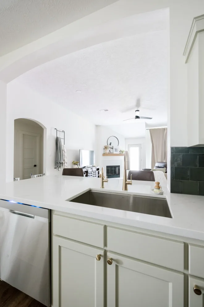 Beautiful Green Kitchen and Fireplace Renovation by Buck The Builder - Photo 26