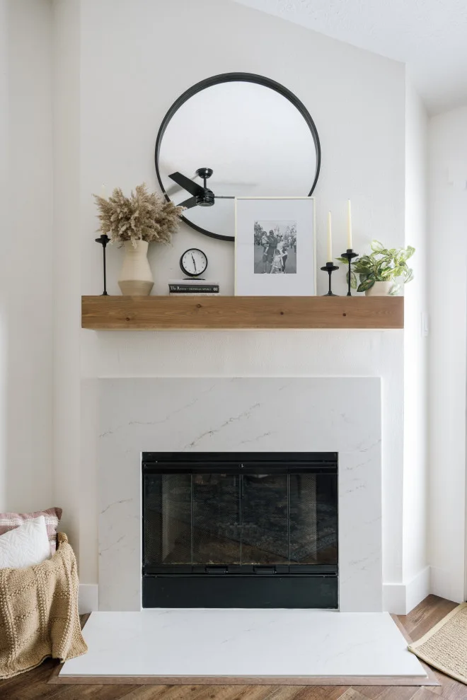 Beautiful Green Kitchen and Fireplace Renovation by Buck The Builder - Photo 2