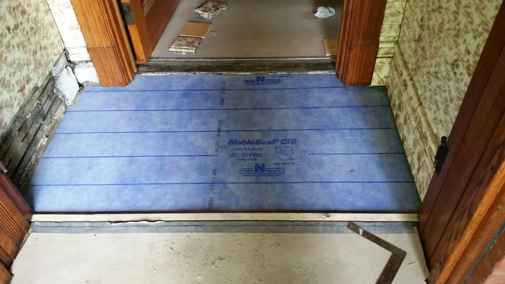 Hallway Tile and Wood Restoration by Price & Vaughn Company - Photo 3
