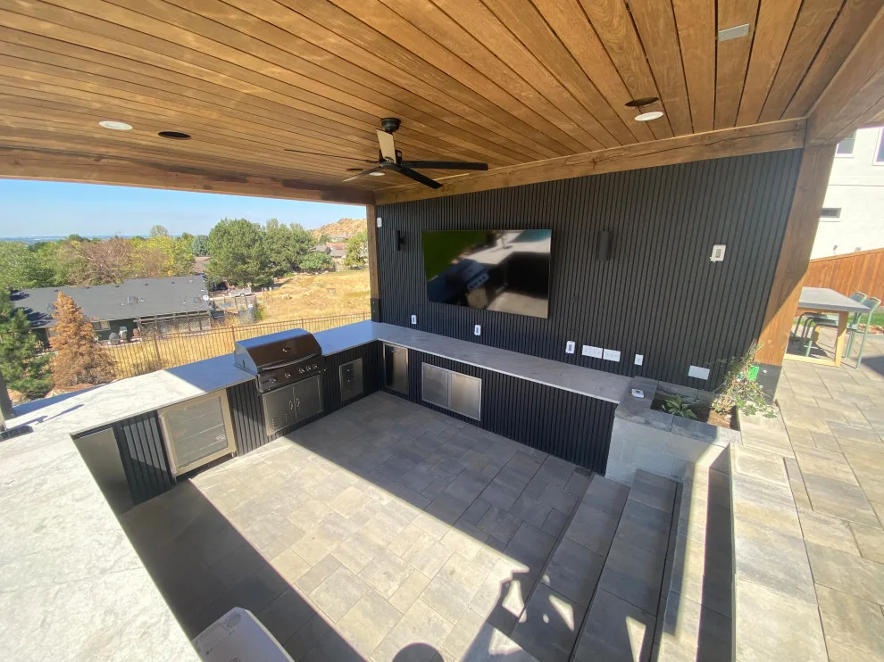 Boise Foothills Personalized Pool and Outdoor Kitchen by Icon Construction & Remodeling - Photo 3