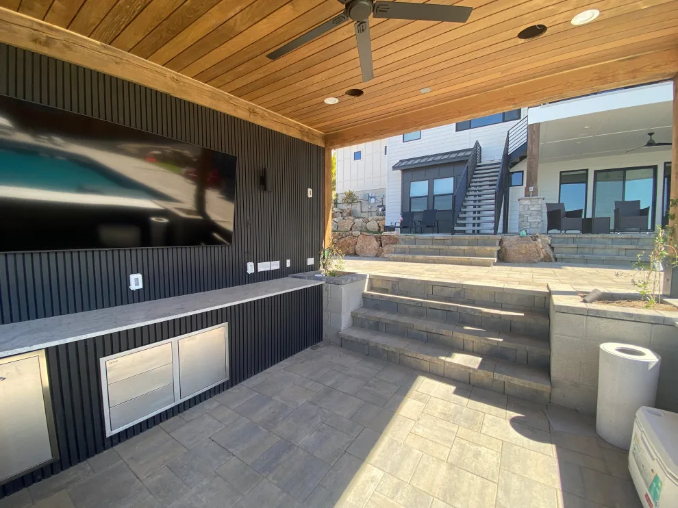 Boise Foothills Personalized Pool and Outdoor Kitchen by Icon Construction & Remodeling - Photo 2