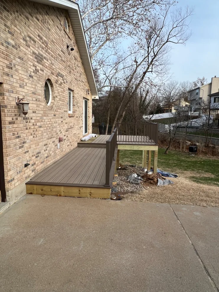 Deck Installation with Composite Materials by IMG Construction Services - Photo 6
