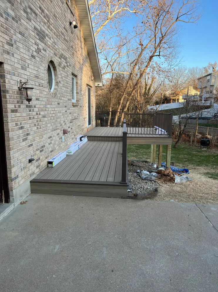 Deck Installation with Composite Materials by IMG Construction Services - Photo 5