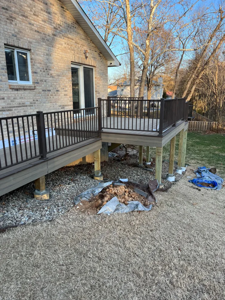 Deck Installation with Composite Materials by IMG Construction Services - Photo 4