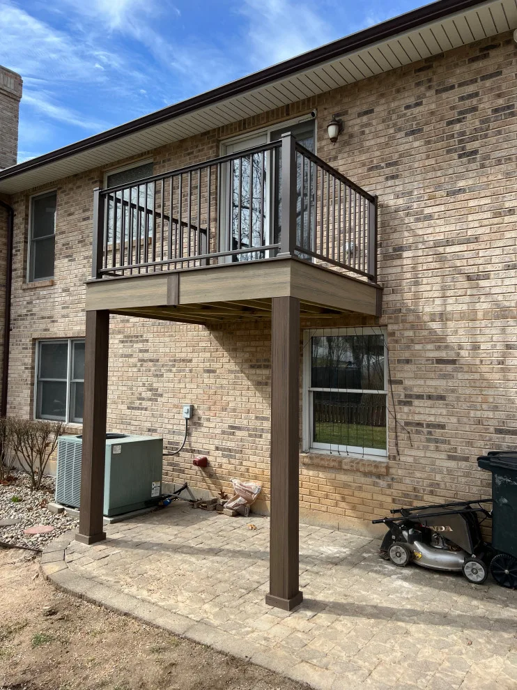 Deck Installation with Composite Materials by IMG Construction Services - Photo 11