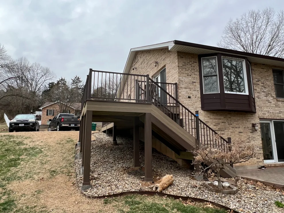 Deck Installation with Composite Materials by IMG Construction Services - Photo 7