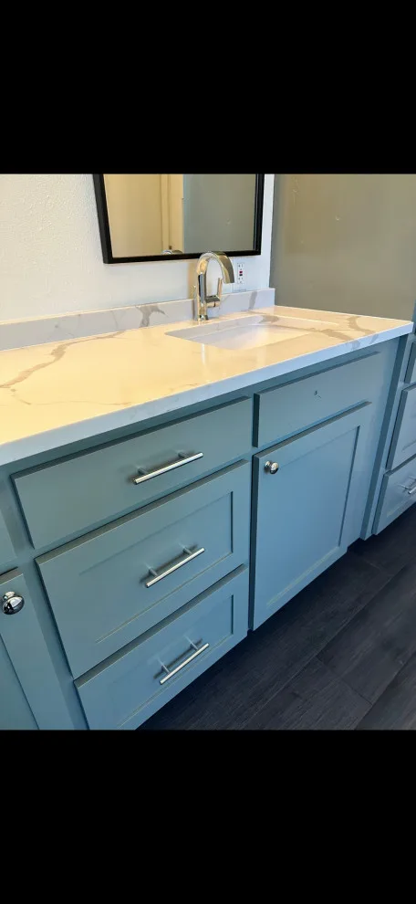 Master Bathroom Renovation at Ward Road Residence by C Squared Customs - Photo 2