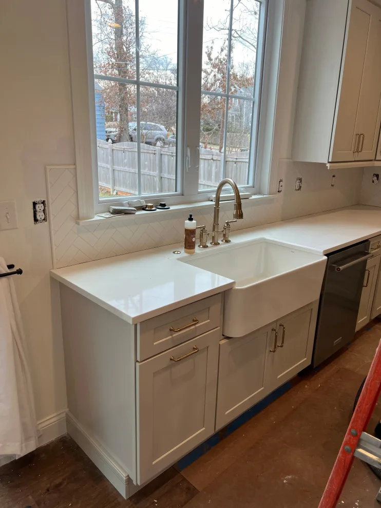 Chevron tile backsplash by IMG Construction Services - Photo 6