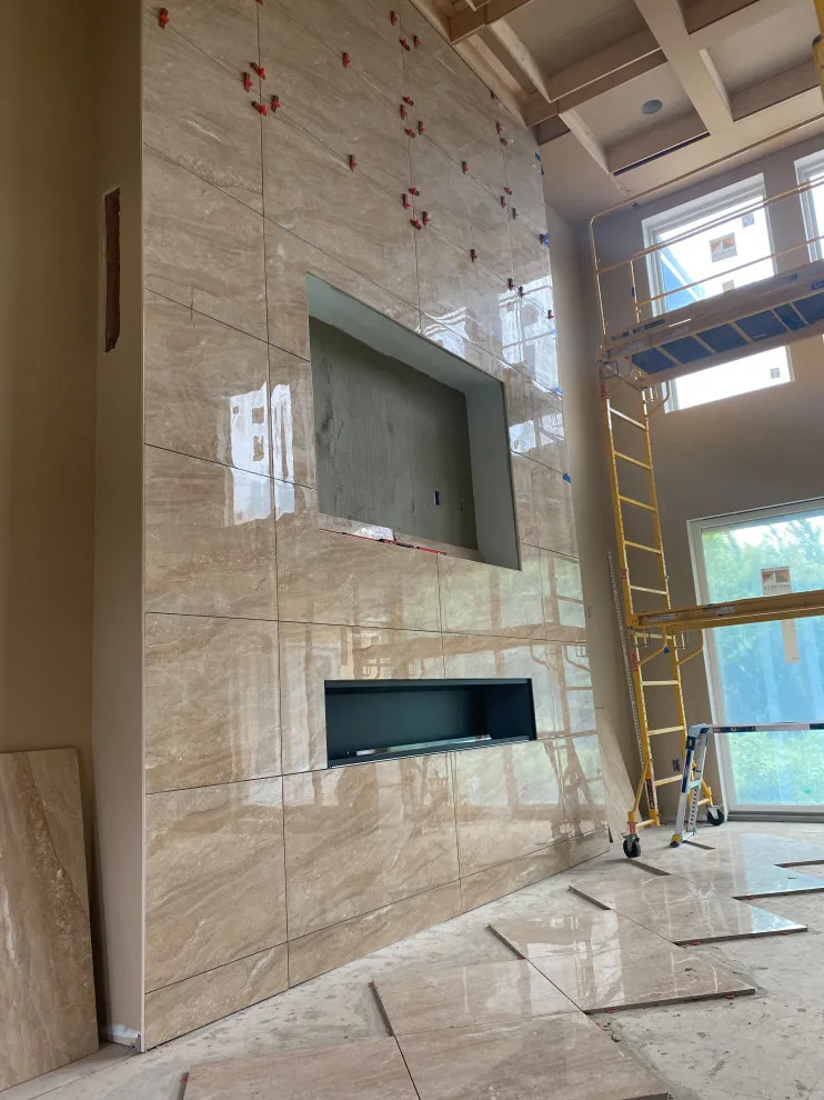 Brad and Susan's fireplace wall by JCB Interiors LLC - Photo 5