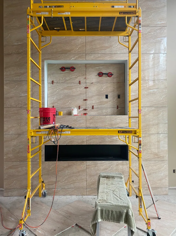 Brad and Susan's fireplace wall by JCB Interiors LLC - Photo 7
