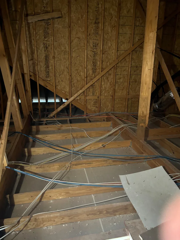 Attic Transformation into Entertainment Space and Closet by DLP Contracting, LLC - Photo 4