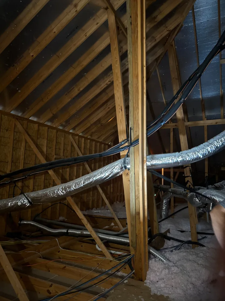Attic Transformation into Entertainment Space and Closet by DLP Contracting, LLC - Photo 2