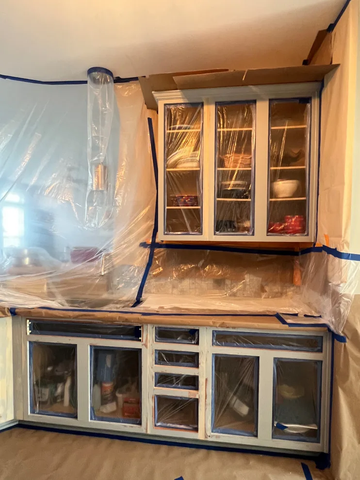 Cabinet Painting and Backsplash Installation by JM Customs & Restorations - Photo 8