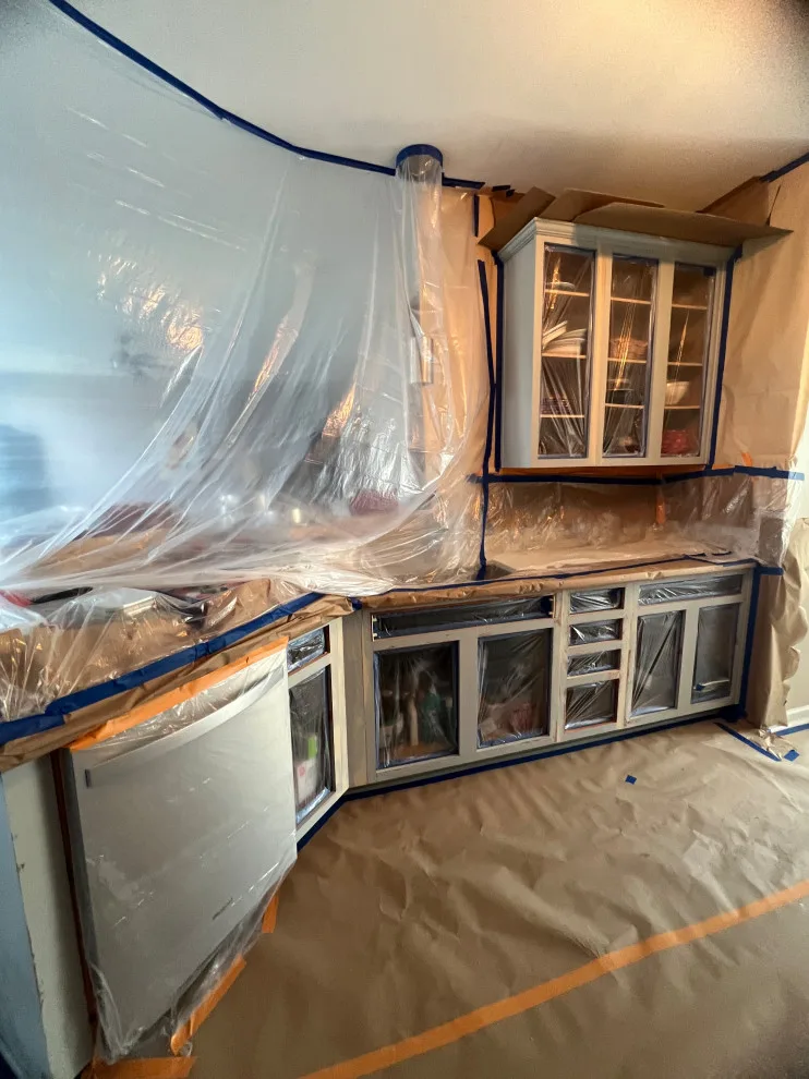 Cabinet Painting and Backsplash Installation by JM Customs & Restorations - Photo 10