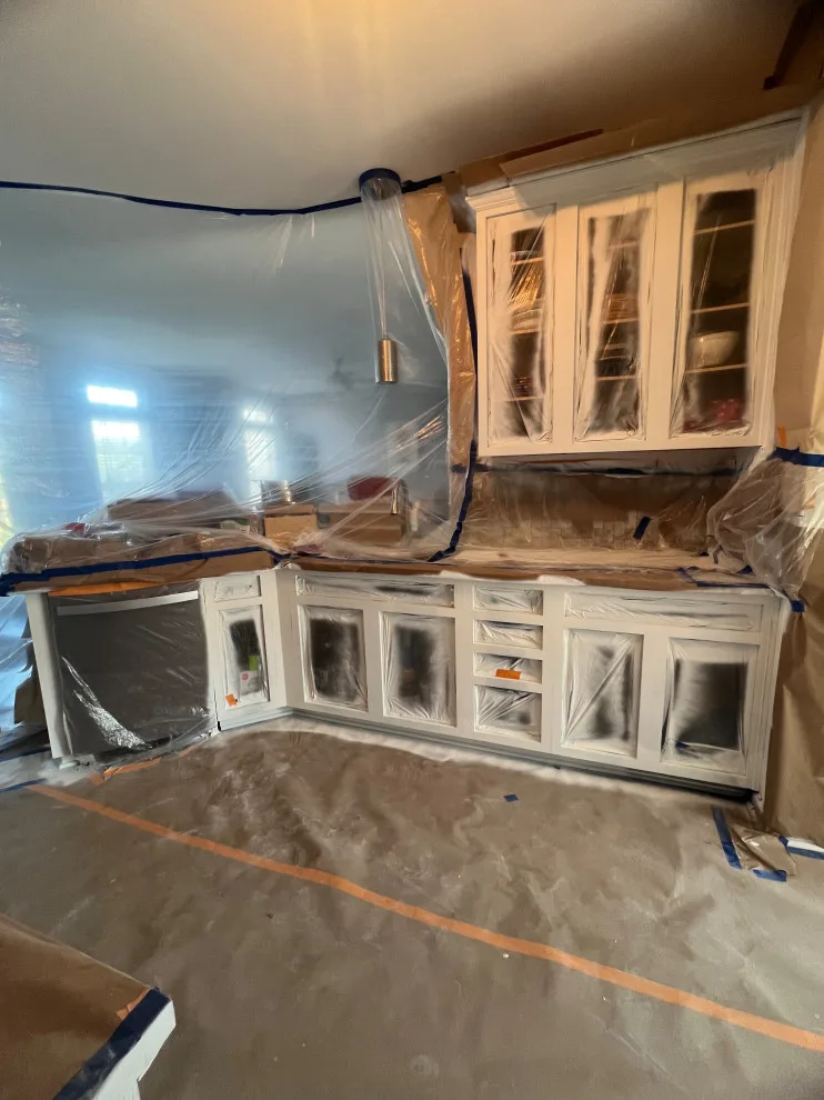 Cabinet Painting and Backsplash Installation by JM Customs & Restorations - Photo 25