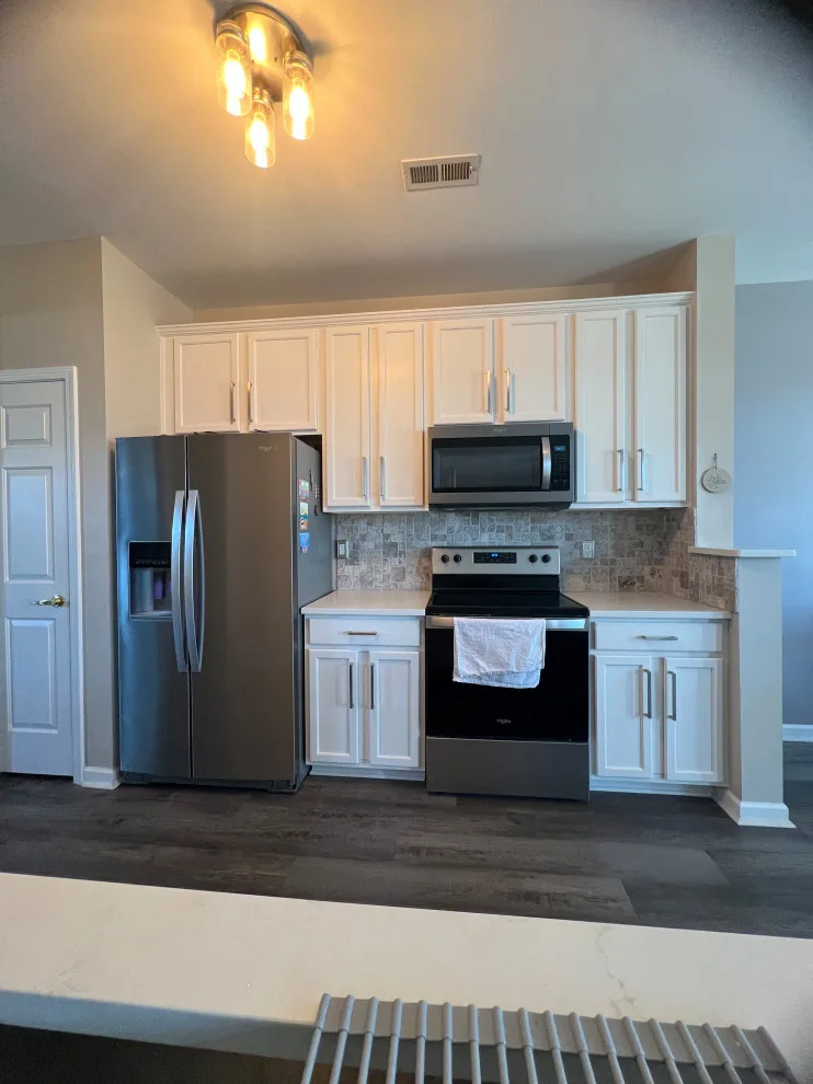 Cabinet Painting and Backsplash Installation by JM Customs & Restorations - Photo 5