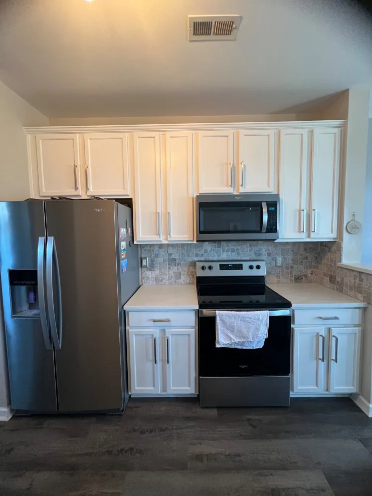 Cabinet Painting and Backsplash Installation by JM Customs & Restorations - Photo 12