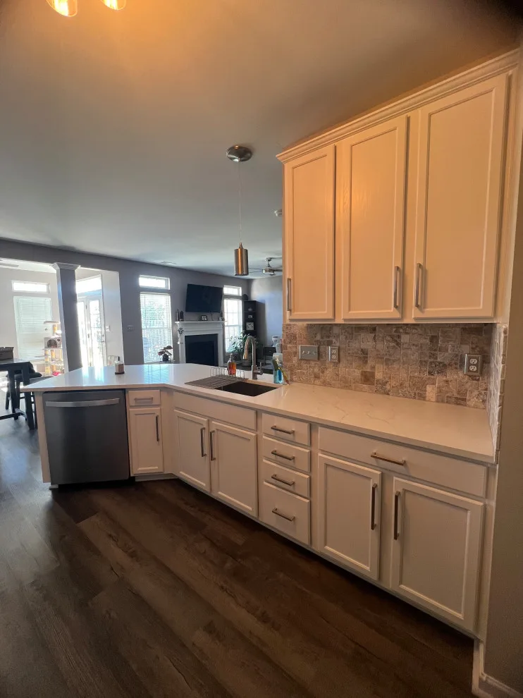 Cabinet Painting and Backsplash Installation by JM Customs & Restorations - Photo 20