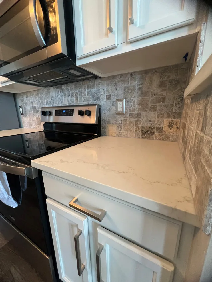 Cabinet Painting and Backsplash Installation by JM Customs & Restorations - Photo 18