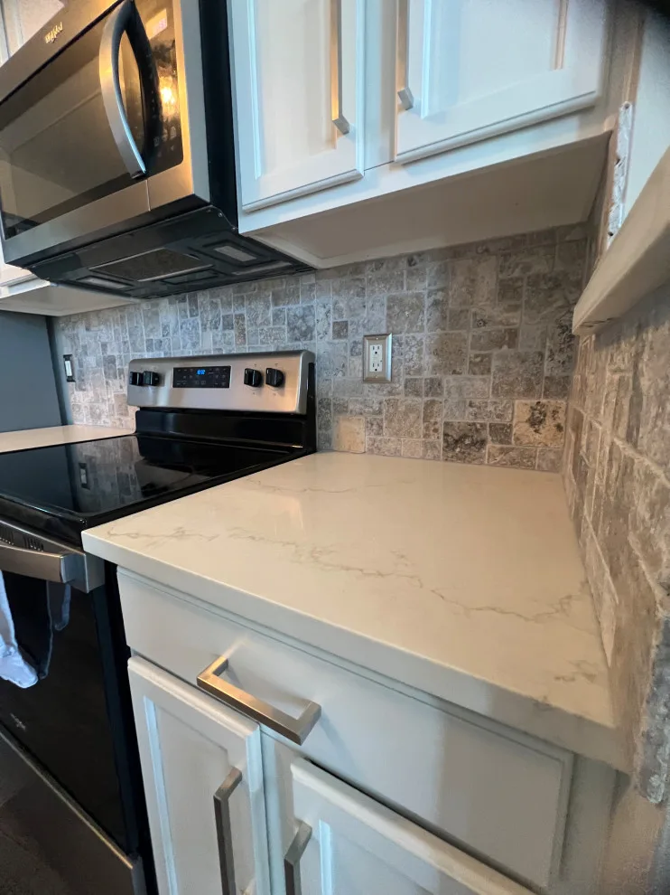 Cabinet Painting and Backsplash Installation by JM Customs & Restorations - Photo 24
