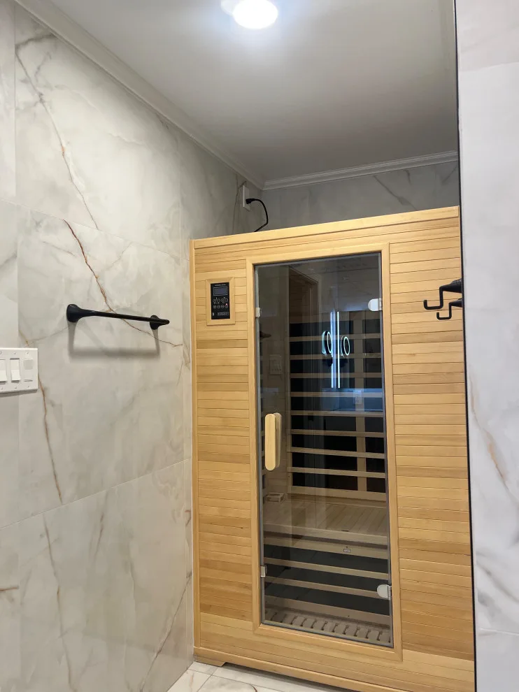 Master Bath Renovation with Infrared Sauna by Am Home Improvements - Photo 9