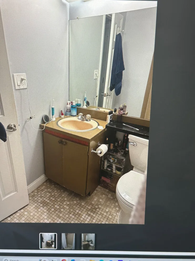 Compact master bathroom makeover featuring a bespoke tile shower and custom glass enclosure by Bolton Home Remodelers - Photo 6