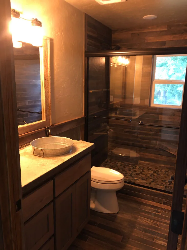 Restroom renovation by Bates Building LLC - Photo 2