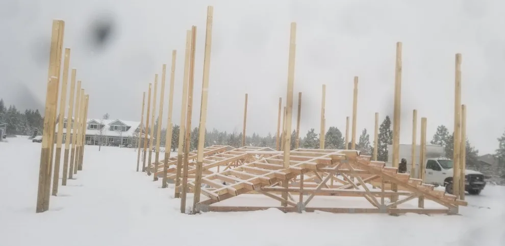 50x54 Post Structure by Kingdom Building Brothers LLC - Photo 17