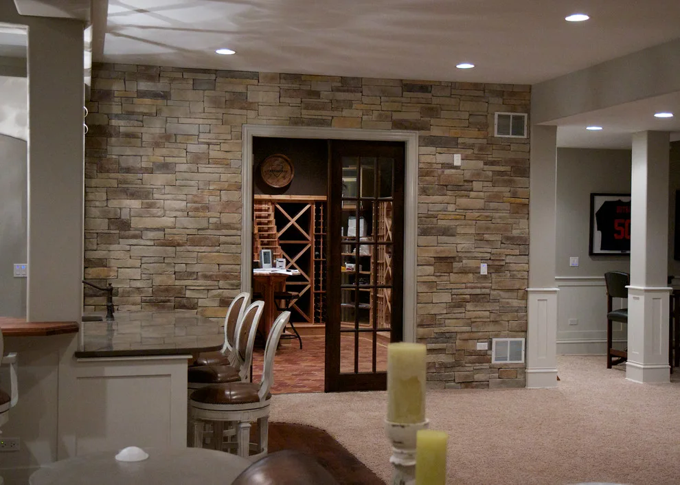 Stone Veneer Interior Design by HX Home Solutions And North Star Stone - Photo 12