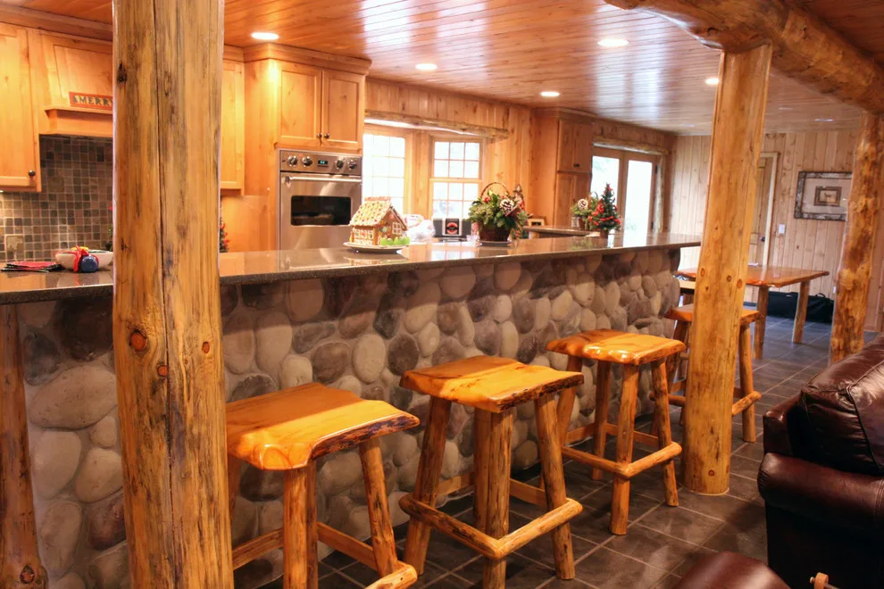 Stone Veneer Interior Design by HX Home Solutions And North Star Stone - Photo 23