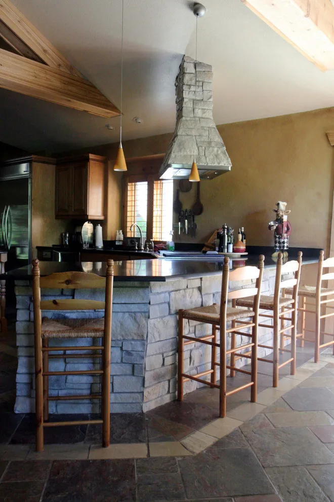Stone Veneer Interior Design by HX Home Solutions And North Star Stone - Photo 22