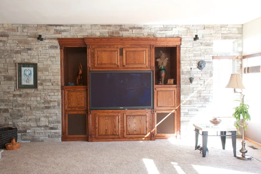 Stone Veneer Interior Design by HX Home Solutions And North Star Stone - Photo 14