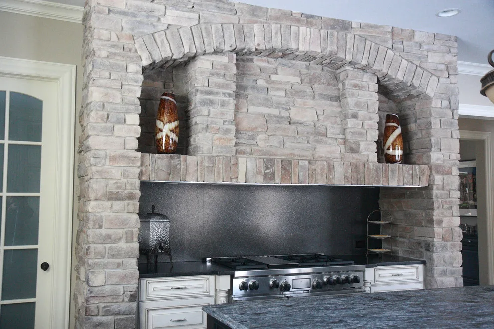 Stone Veneer Interior Design by HX Home Solutions And North Star Stone - Photo 11