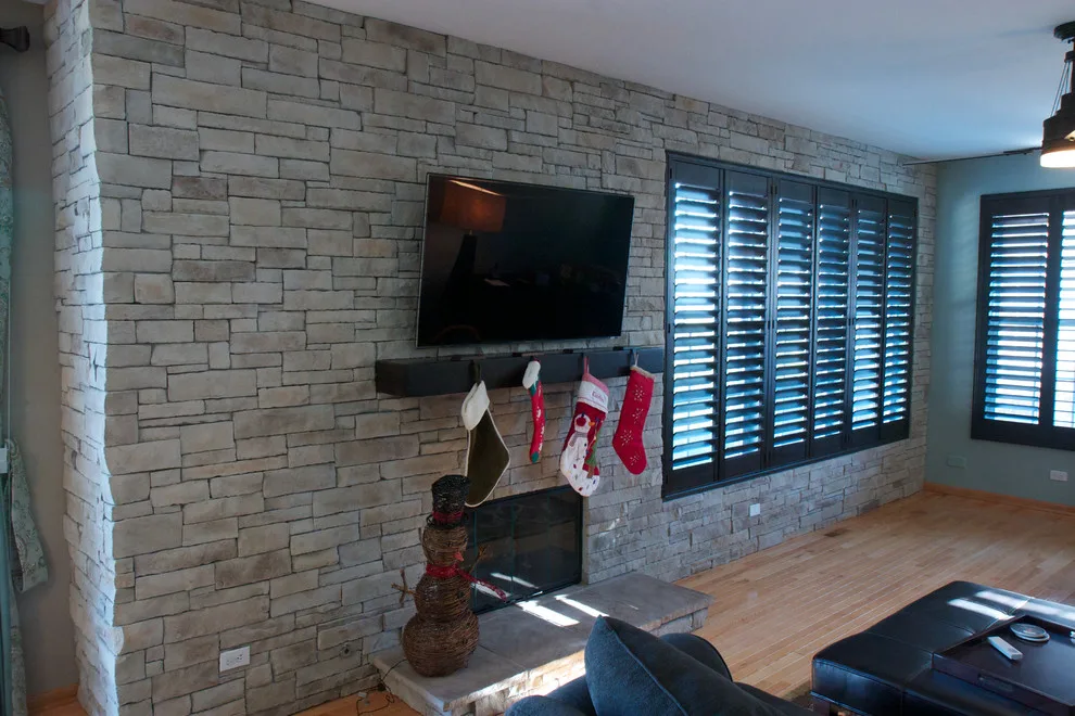 Stone Veneer Interior Design by HX Home Solutions And North Star Stone - Photo 18