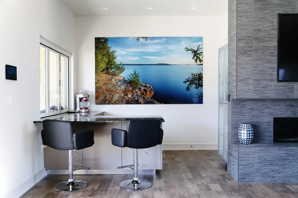 Contemporary Lakeside Retreat by Renovation And Construction Services - Photo 45