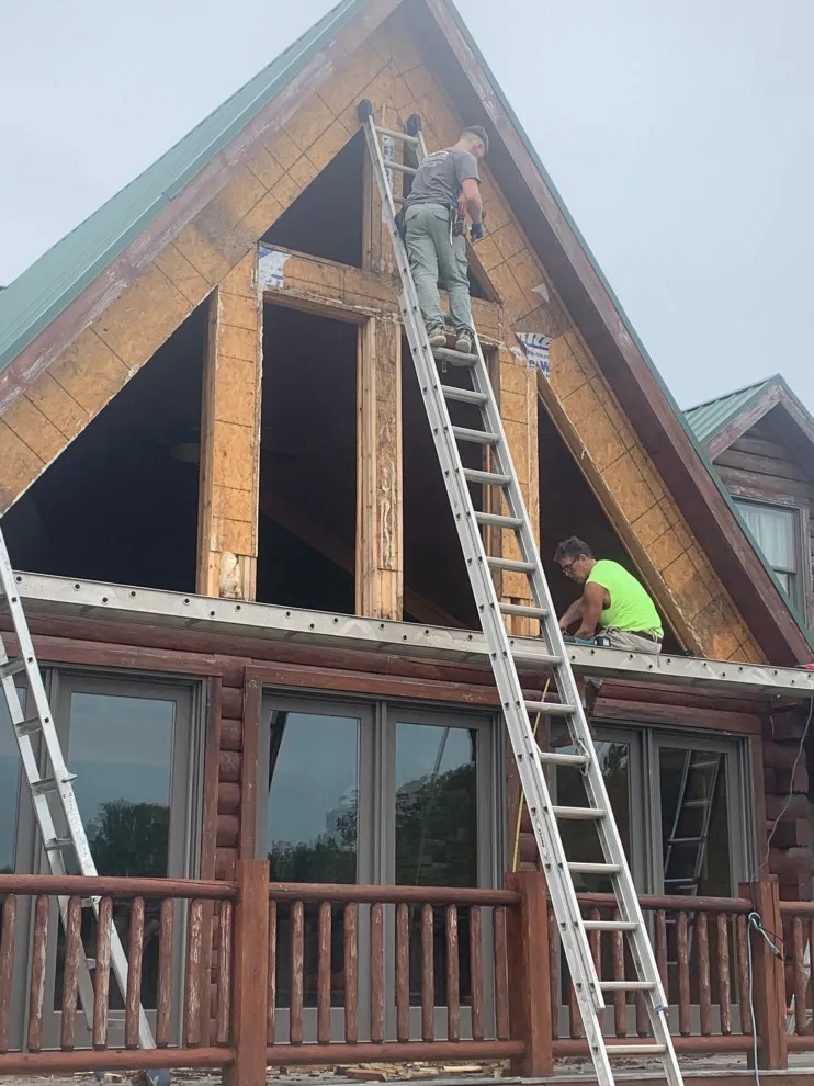 Log Cabin Insurance Initiative by Riverstone Construction And Home Improvement - Photo 5