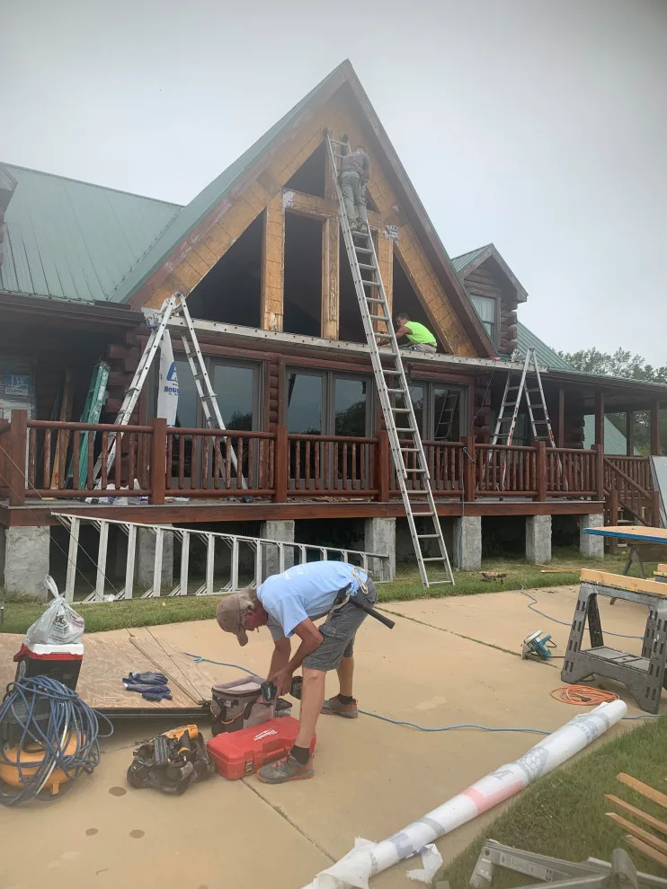 Log Cabin Insurance Initiative by Riverstone Construction And Home Improvement - Photo 2