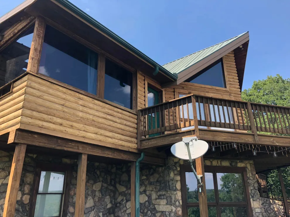 Log Cabin Renovations by Red Rock Log Homes Of Oklahoma - Photo 2